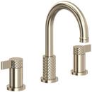 Two Handle Widespread Bathroom Sink Faucet in Satin Nickel