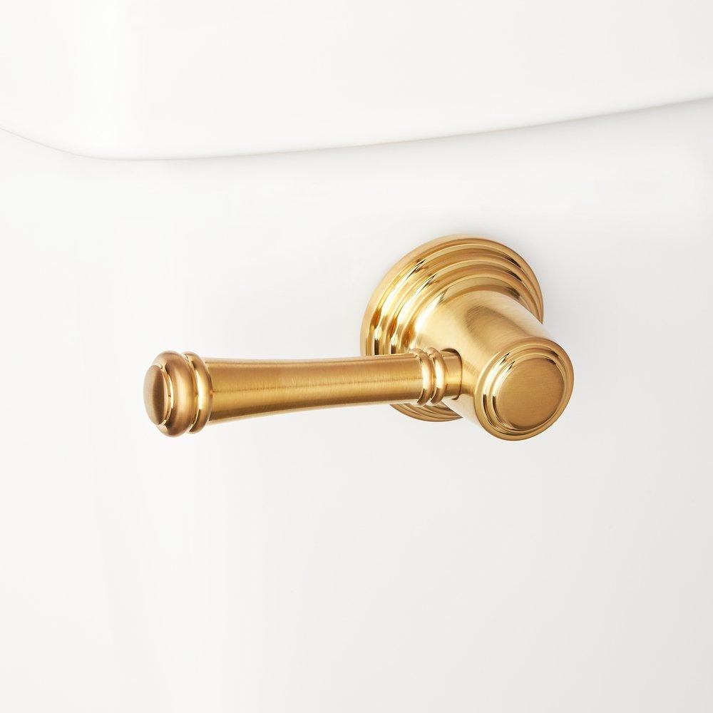 Signature Hardware Gold Flush Lever 