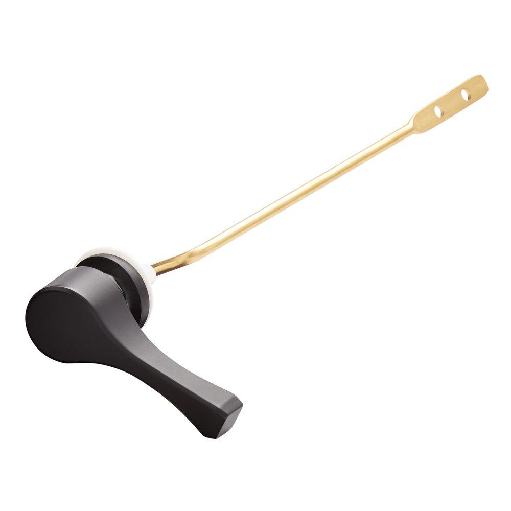 Signature Hardware Matte Black Side Mount Trip Lever 