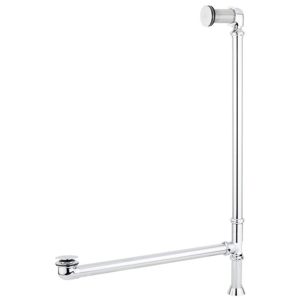 Signature Hardware White 60 x 30 in. Freestanding Bathtub with Offset Drain 