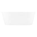 Signature Hardware White 58-1/2 x 31-3/4 in. Freestanding Bathtub with Center Drain 