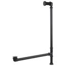 Signature Hardware Antique Black 71 x 33-3/4 in. Freestanding Bathtub with Center Drain 