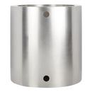 Signature Hardware Stainless Steel 48 x 33-1/2 in. Freestanding Bathtub with Center Drain 