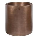 Signature Hardware Antique Copper Patina 48 x 33-1/2 in. Freestanding Bathtub with End Drain 