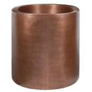 Signature Hardware Antique Copper Patina 48 x 33-1/2 in. Freestanding Bathtub with End Drain 
