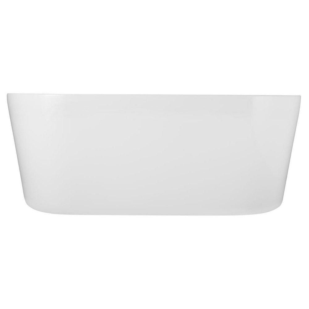 Signature Hardware White 51-1/4 x 25-3/4 in. Freestanding Bathtub with Offset Drain 