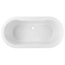 Signature Hardware White 51-1/4 x 25-3/4 in. Freestanding Bathtub with Offset Drain 