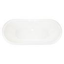 Signature Hardware White 71 x 31-1/4 in. Freestanding Bathtub with Offset Drain 