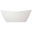 Signature Hardware White 67 x 31-1/2 in. Freestanding Bathtub with Center Drain 