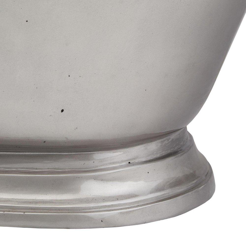 Signature Hardware Antique Pewter 69-1/2 x 32 in. Freestanding Bathtub 