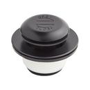 Signature Hardware Matte Black Brass Toe-Tap Drain 