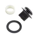 Signature Hardware Matte Black Brass Toe-Tap Drain 