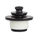 Signature Hardware Matte Black Lift & Turn Drain 