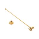 Toilet 5/8 x 3/8 in. Supply Kit in Brushed Gold