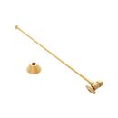 Signature Hardware Brushed Gold Toilet 5/8 x 3/8 in. Supply Kit 