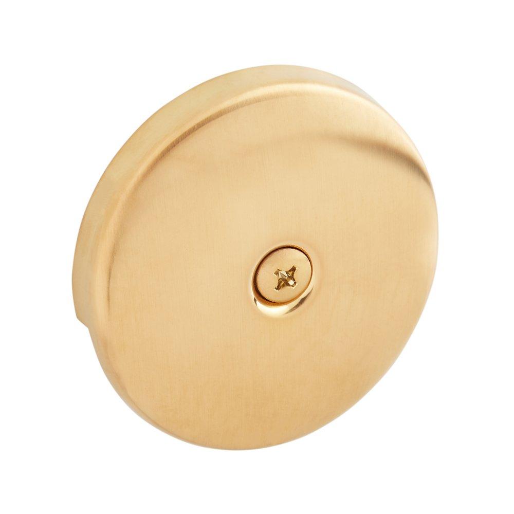 Signature Hardware Brushed Gold Brass Toe-Tap Drain 