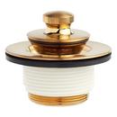 Signature Hardware Brushed Gold Lift & Turn Drain 