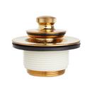 Signature Hardware Brushed Gold Lift & Turn Drain 