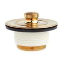 Signature Hardware Brushed Gold Lift & Turn Drain 