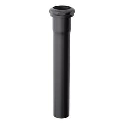 1-1/4 x 8 in. Brass Slip Joint Extension Tube in Matte Black