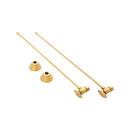 Signature Hardware Brushed Gold Sink 1/2 x 3/8 in. Supply Kit 