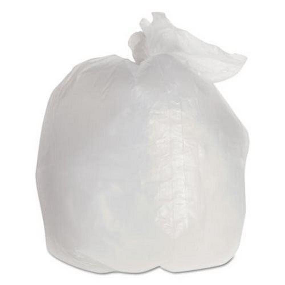 30 in. x 50 in. 45 Gallon 6 Mil Can Liner Flat Pack in Clear (Case of 50) 