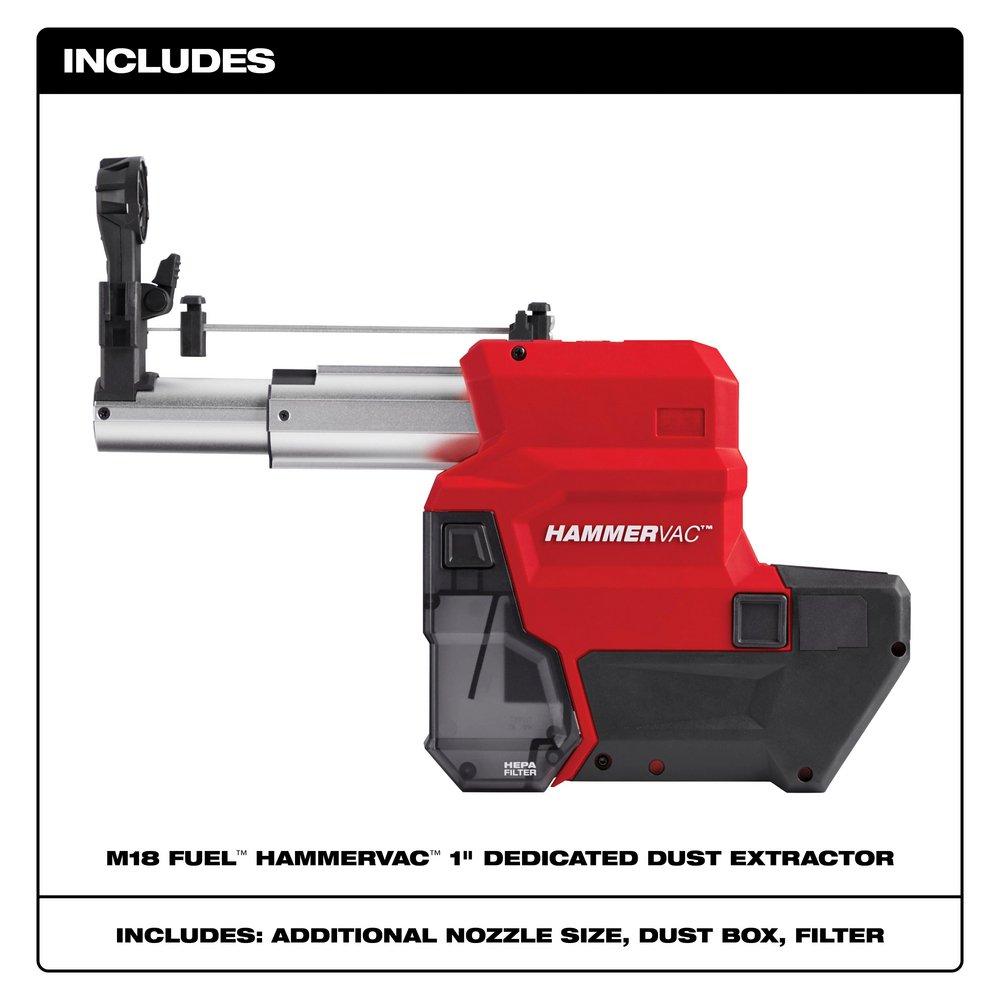 Milwaukee&reg; Red Cordless Dust Extractor 