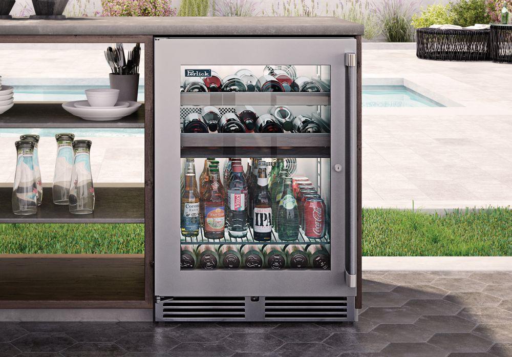 Perlick Panel Ready 23-7/8 in. 5.2 cu. ft. Beverage Center 
