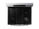 Samsung Fingerprint Resistant Stainless Steel 29-15/16 in. 6 cu. ft. 5-Burner Sealed Freestanding Range 