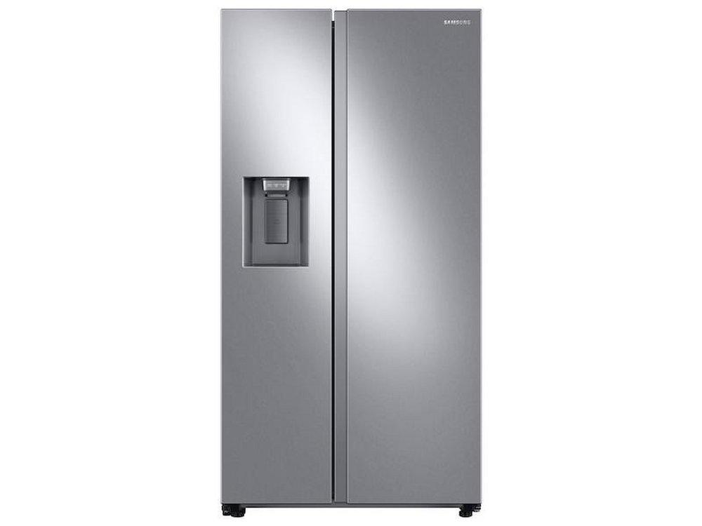 Samsung Fingerprint Resistant Stainless Steel 35-7/8 in. 27.4 cu. ft. Side-By-Side Refrigerator 
