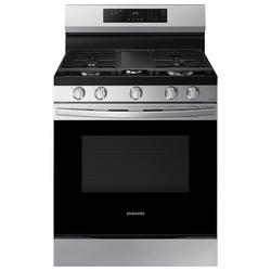 29-15/16 in. 6 cu. ft. 5-Burner Sealed Freestanding Range in Stainless Steel