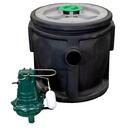 Zoeller Pump Co 115V 10.4A 2 in. Sewage Pump System 