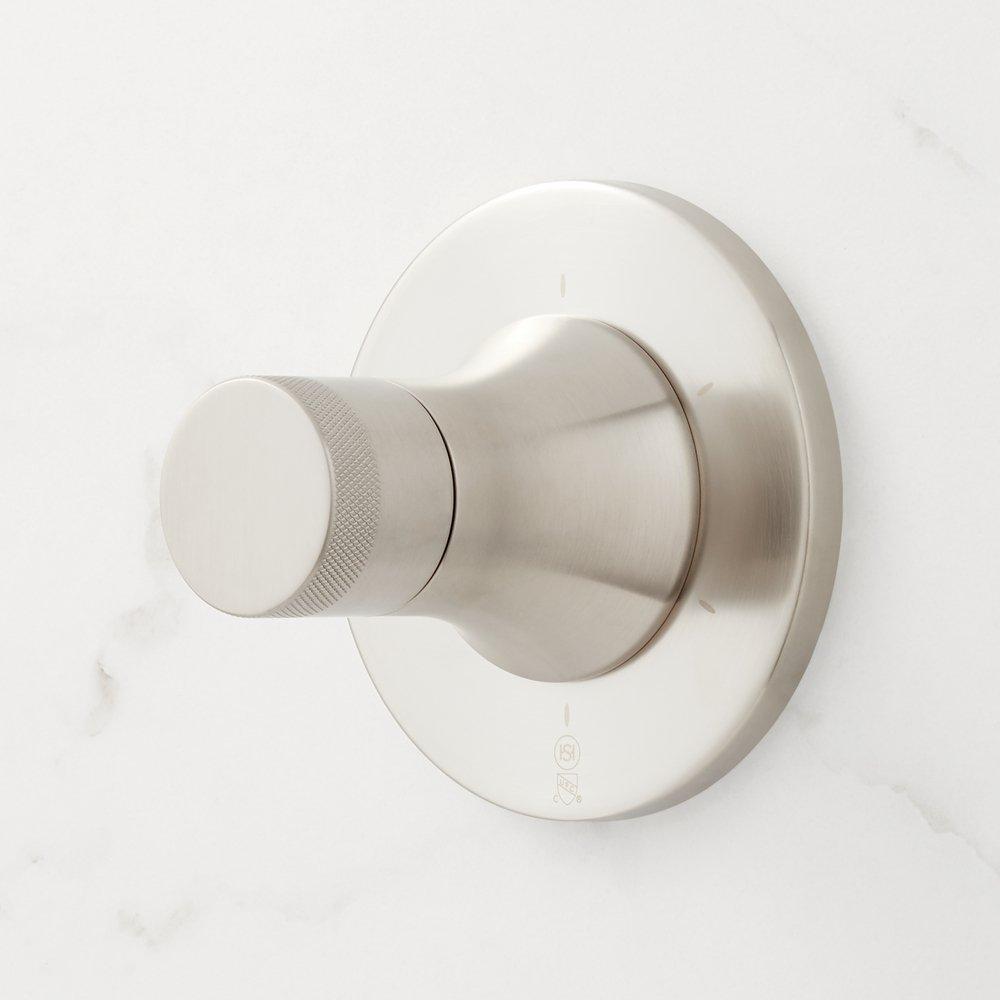 Signature Hardware Brushed Nickel Single Handle Bathtub & Shower Faucet (Trim Only) 