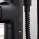 Signature Hardware Matte Black Single Handle Knob Floor Mount Filler 