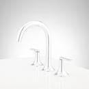 Signature Hardware Chrome Two Handle Widespread Bathroom Sink Faucet 