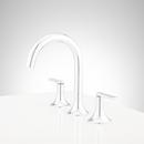 Signature Hardware Chrome Two Handle Widespread Bathroom Sink Faucet 