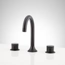 Two Handle Widespread Bathroom Sink Faucet in Matte Black
