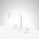 Signature Hardware Chrome Two Handle Widespread Bathroom Sink Faucet 