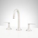 Two Handle Widespread Bathroom Sink Faucet in Brushed Nickel