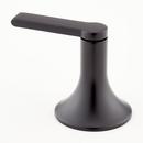 Signature Hardware Matte Black Two Handle Widespread Bathroom Sink Faucet 