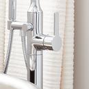 Signature Hardware Chrome Single Handle Lever Floor Mount Filler 