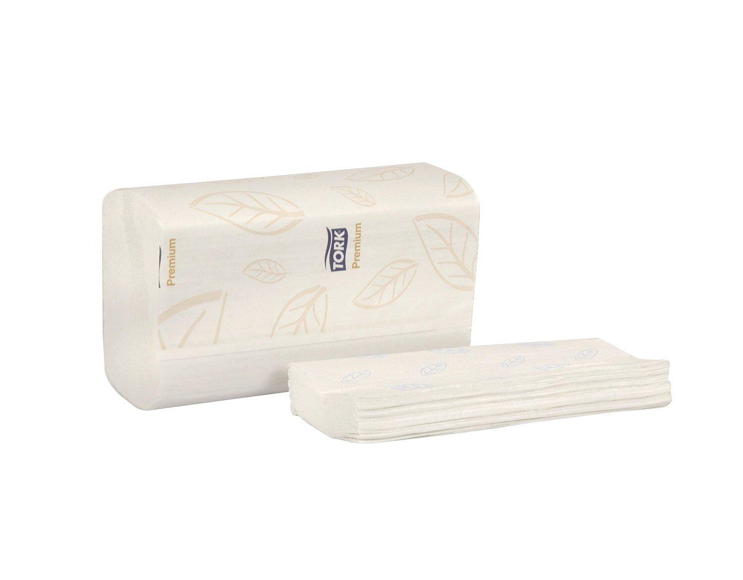 H2 Soft Absorbent Multifold Hand Towel in White, 135 Sheets (Case of 16) 