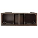 Signature Hardware Dark Espresso 60 in. Floor Mount Vanity 