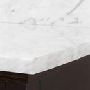 Signature Hardware Dark Espresso 60 in. Floor Mount Vanity 