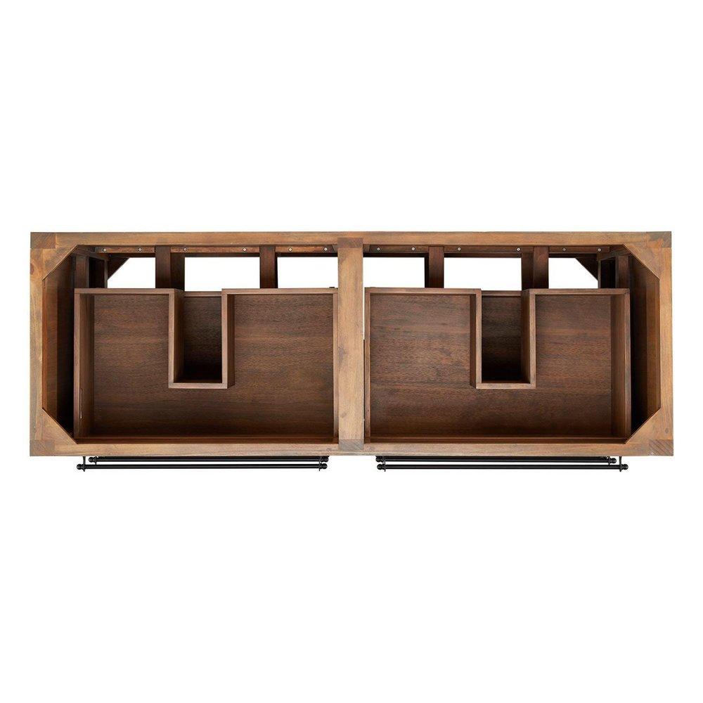 Signature Hardware Grey Wash 60 in. Floor Mount Vanity 