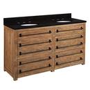 Signature Hardware Grey Wash 60 in. Floor Mount Vanity 