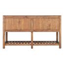 Signature Hardware Farmhouse Brown Floor Mount Vanity in Farmhouse Brown 