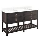 Signature Hardware Rustic Black Floor Mount Vanity in Rustic Black 