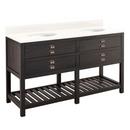 Signature Hardware Rustic Black Floor Mount Vanity in Rustic Black 