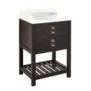 Signature Hardware Rustic Black Floor Mount Vanity in Rustic Black 
